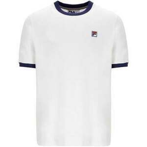 Tričká a polokošele Fila Marconi T-Shirt White/ Navy vyobraziť