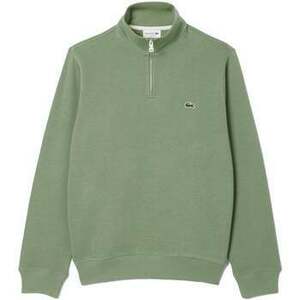 Mikiny Lacoste Zip-Up High Neck Interlock Sweatshirt Thyme vyobraziť