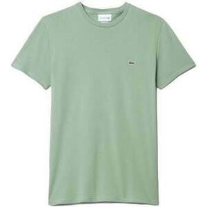 Tričká a polokošele Lacoste Cotton Pima Crew Neck T-Shirt Pastel Green vyobraziť