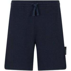 Šortky/Bermudy Emporio Armani Waffle Jersey Lounge Shorts Navy Blue vyobraziť