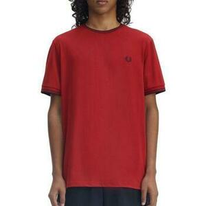 Tričká a polokošele Fred Perry TWIN TIPPED T-SHIRT vyobraziť
