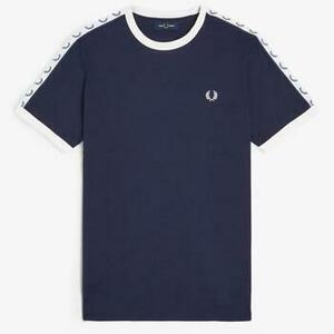 Tričká a polokošele Fred Perry TAPED RINGER T-SHIRT vyobraziť