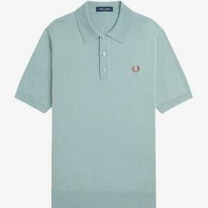 Tričká a polokošele Fred Perry COTTON KITTED SHIRT vyobraziť
