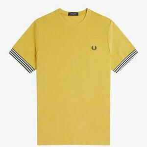 Tričká a polokošele Fred Perry STRIPED CUFF T-SHIRT vyobraziť