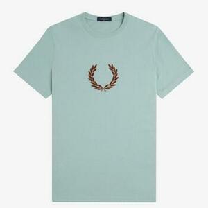Tričká a polokošele Fred Perry TEXTURED LAUREL WREATH T-SH vyobraziť