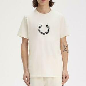 Tričká a polokošele Fred Perry TEXTURED LAUREL WREATH T-SH vyobraziť