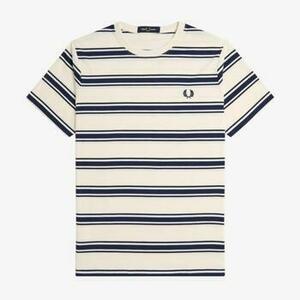 Tričká a polokošele Fred Perry FINE STRIPE T-SHIRT vyobraziť