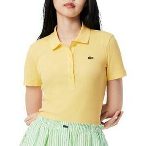 Tričká a polokošele Lacoste RIBBED COLLAR SHIRT vyobraziť