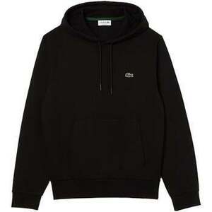 Mikiny Lacoste Fleece Hoodie Black vyobraziť
