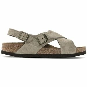 Sandále BIRKENSTOCK Tulum Suede Leather Narrow - Taupe vyobraziť