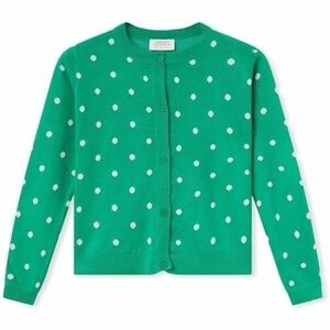Kabáty Compania Fantastica COMPAÑIA FANTÁSTICA Cardigan 10234 - Green/White vyobraziť