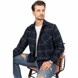 Košele s dlhým rukávom Oasis 083-NAVY-BLUE vyobraziť