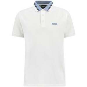 Tričká a polokošele Barbour Bruce Tipped Polo Shirt White vyobraziť