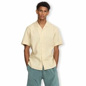 Košele s dlhým rukávom Rvlt Revolution Cuban Shirt - Offwhite vyobraziť