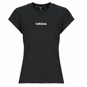 Tričká s krátkym rukávom adidas Essentials Linear Cotton T-Shirt vyobraziť