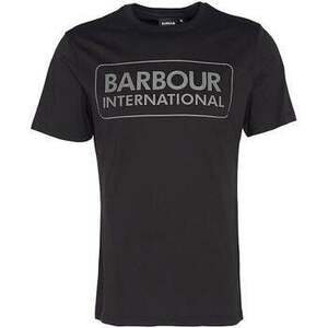 Tričká s krátkym rukávom Barbour Essential Large Logo T-Shirt Black/Pewter vyobraziť