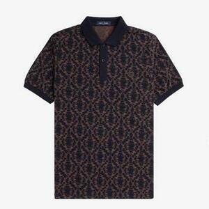 Polokošele s krátkym rukávom Fred Perry REPEAT PRINT POLO SHIRT vyobraziť