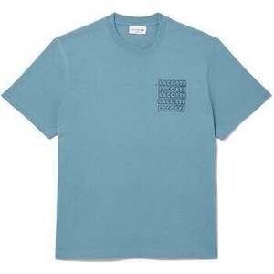 Tričká s krátkym rukávom Lacoste Logo Graphic T-Shirt Blue vyobraziť