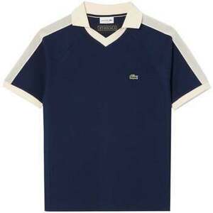 Tričká s krátkym rukávom Lacoste Classic Fit Pique Panel Polo Shirt Midnight Blue vyobraziť