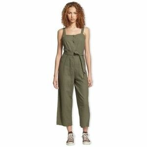 Módne overaly Only Caro Linen Jumpsuit S/S - Deep Lichen vyobraziť