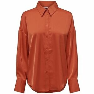 Blúzka Only Marta Oversize Shirt - Tigerlily vyobraziť