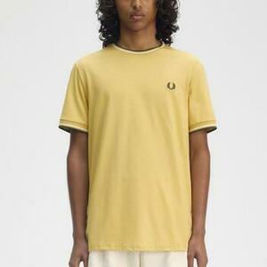Tričká a polokošele Fred Perry TWIN TIPPED T-SHIRT vyobraziť