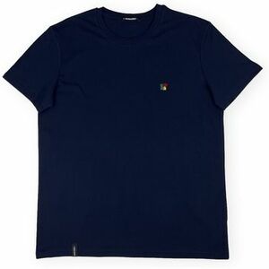 Tričká a polokošele Organic Monkey T-Shirt Puzzlematic - Navy vyobraziť