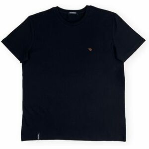 Tričká a polokošele Organic Monkey T-Shirt Shrimpanze - Black vyobraziť