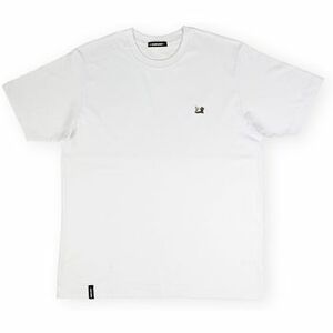Tričká a polokošele Organic Monkey T-Shirt Monkeytail - White vyobraziť