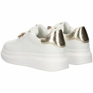 Módne tenisky Exé Shoes EXÉ Sneakers 66-51EX541 - White/Gold vyobraziť
